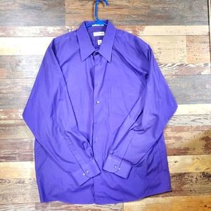 Van Heusen Purple Men's Dress Shirt